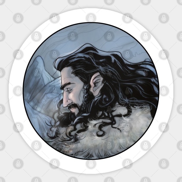 Thorin Sticker by Ammosart